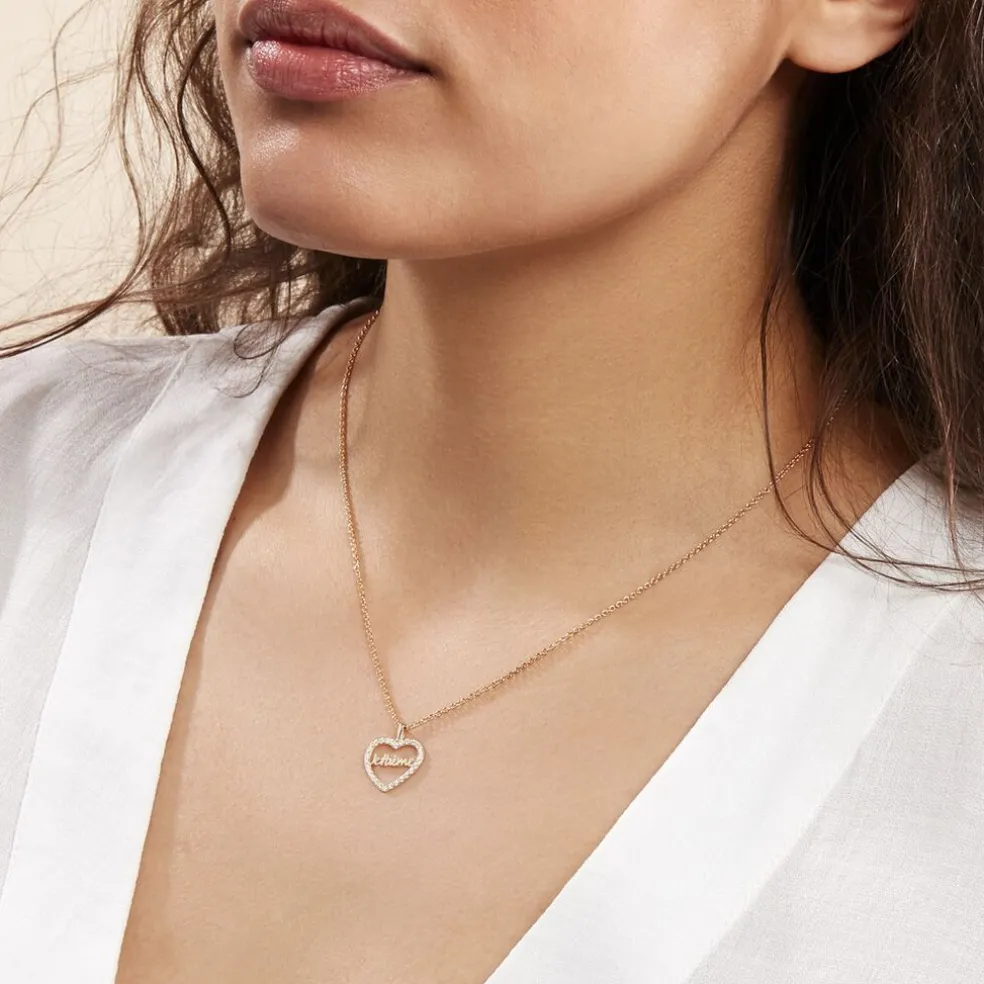 Pendentif Or Jaune Derry Oxyde De Zirconium