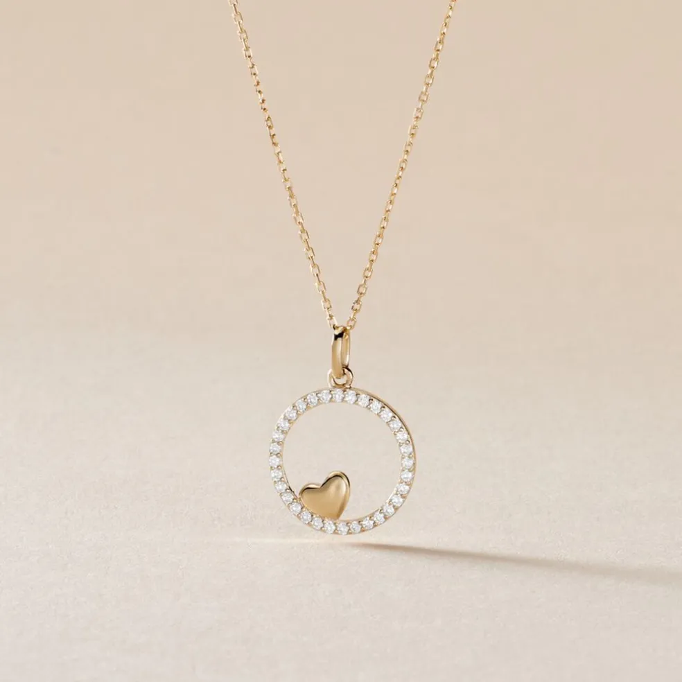 Pendentif Or Jaune Roman Oxyde