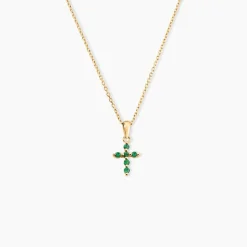 Pendentif Or Jaune Stanley Emeraude