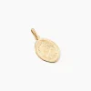 Pendentif Or Jaune Vierge A L'enfant