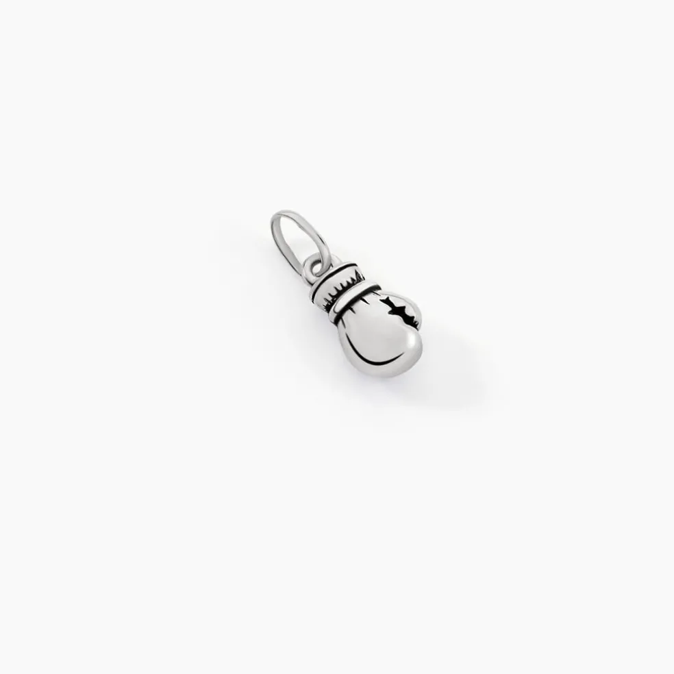 Pendentif Oskar Argent Blanc