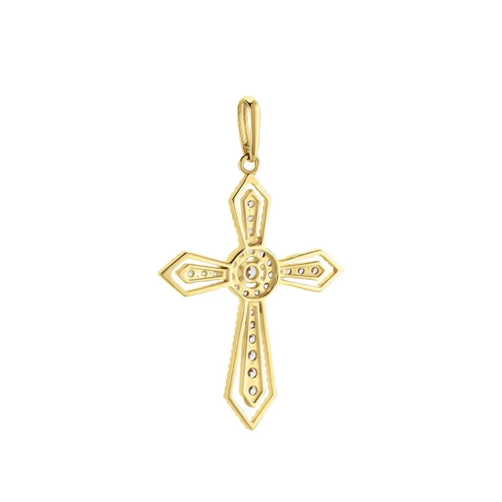 Pendentif Phrixus Or Jaune Oxyde De Zirconium