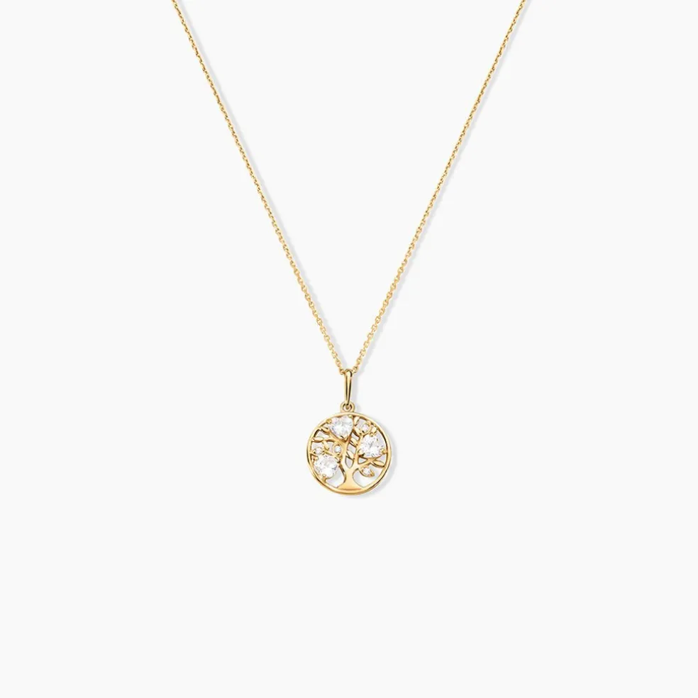 Pendentif Salvalus Or Jaune Oxyde De Zirconium
