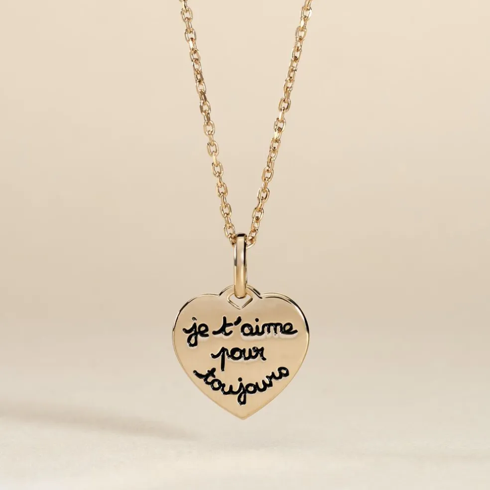 Pendentif Stephie Plaqué Or Jaune