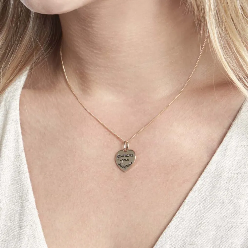 Pendentif Stephie Plaqué Or Jaune
