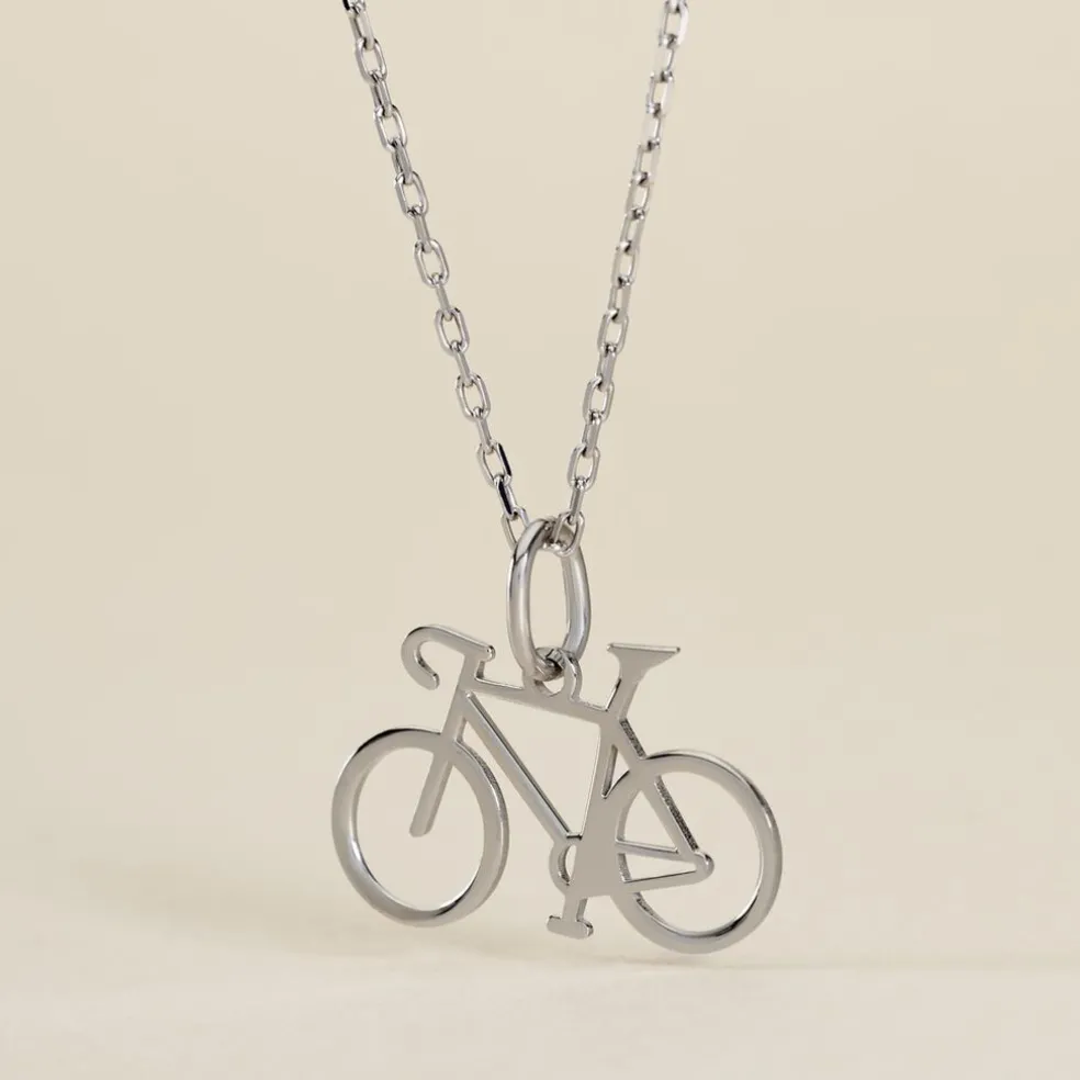 Pendentif Vince Argent Blanc