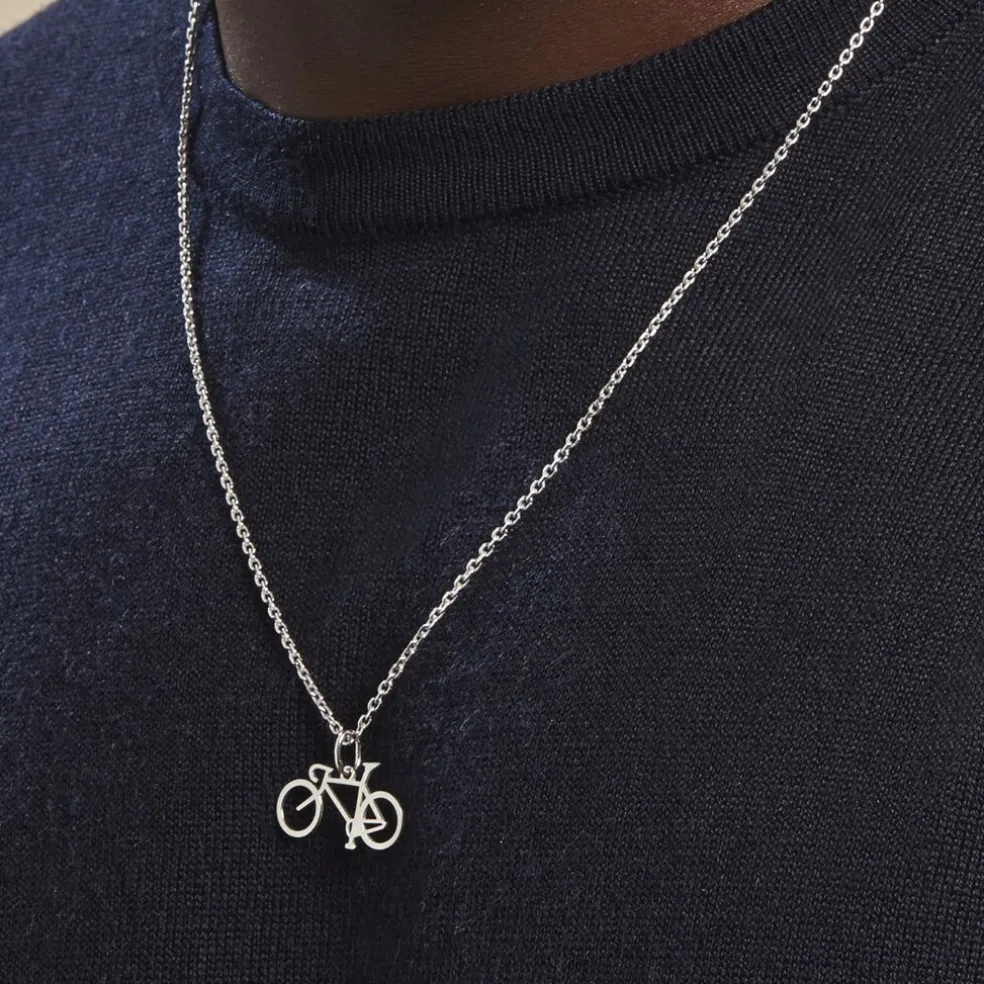 Pendentif Vince Argent Blanc