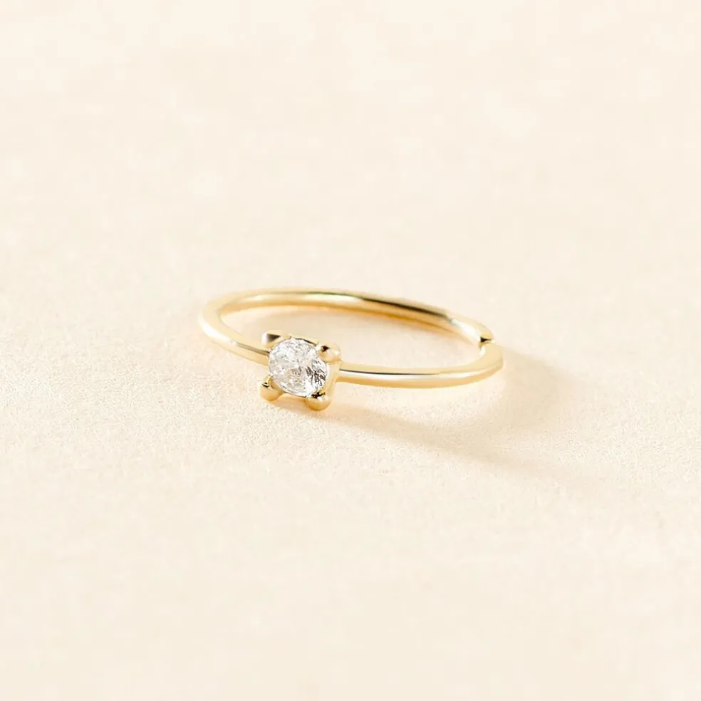 Piercing Carter Or Jaune Oxyde De Zirconium