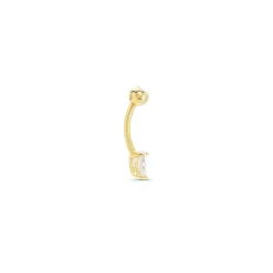 Piercing Cornelis Or Jaune Oxyde De Zirconium