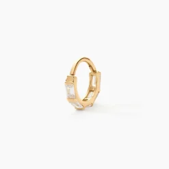 Piercing D'oreille Unitaire Dervila Or Jaune Oxyde De Zirconium