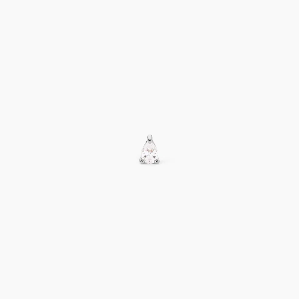 Piercing Dulcy Argent Blanc Oxyde De Zirconium