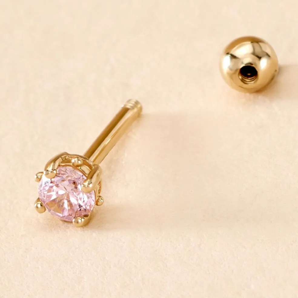 Piercing Joanina Or Jaune Oxyde De Zirconium