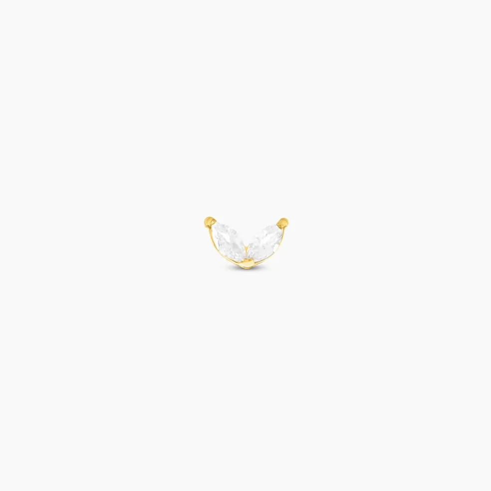Piercing Judie Acier Jaune Oxyde De Zirconium