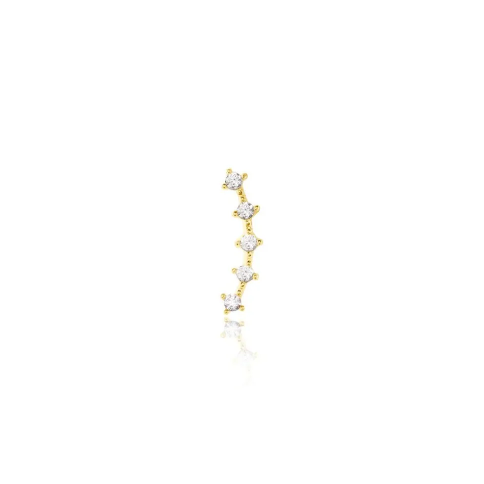 Piercing Mave Or Jaune Oxyde De Zirconium