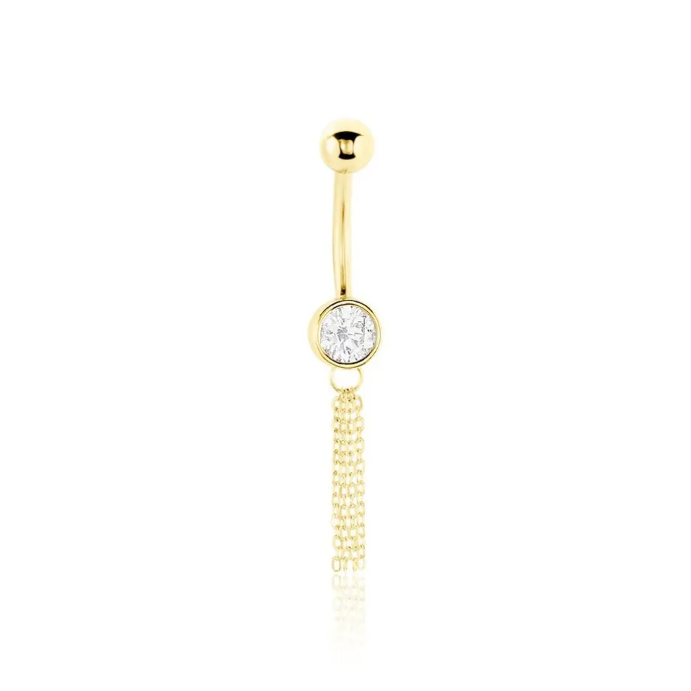 Piercing Rexanne Or Jaune Oxyde De Zirconium