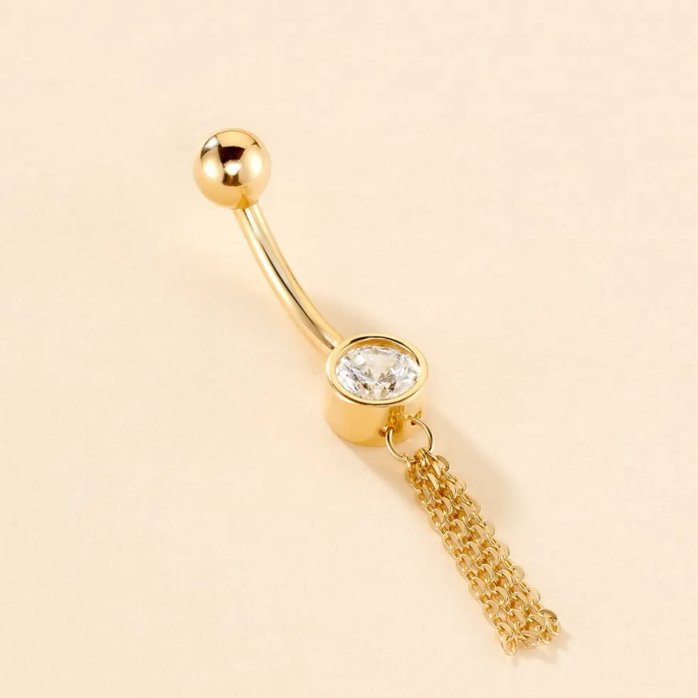 Piercing Rexanne Or Jaune Oxyde De Zirconium