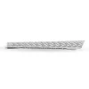 Pince Cravate Devi Argent Blanc