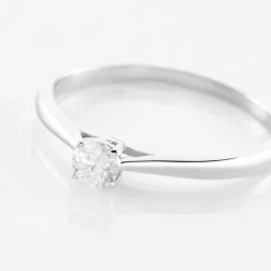 Solitaire  Victoria Platine Blanc Diamant